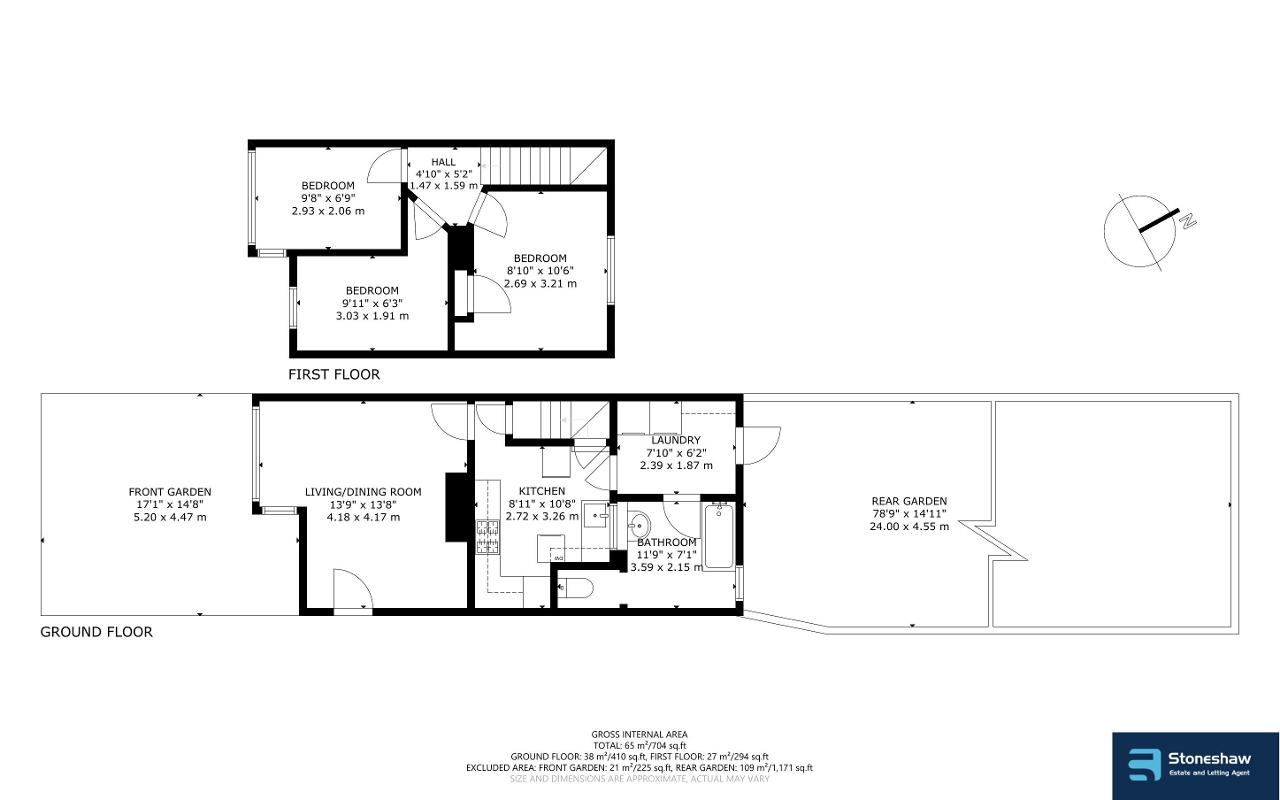 Floorplan of School Road, Dagenham, Essex, RM10 9QD