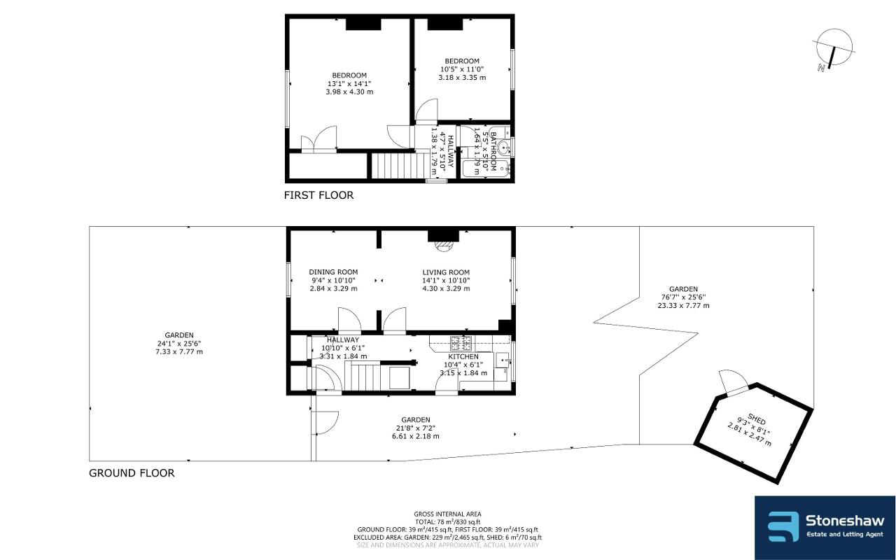 Floorplan of Ivyhouse Road, Dagenham, Essex, RM9 5RJ