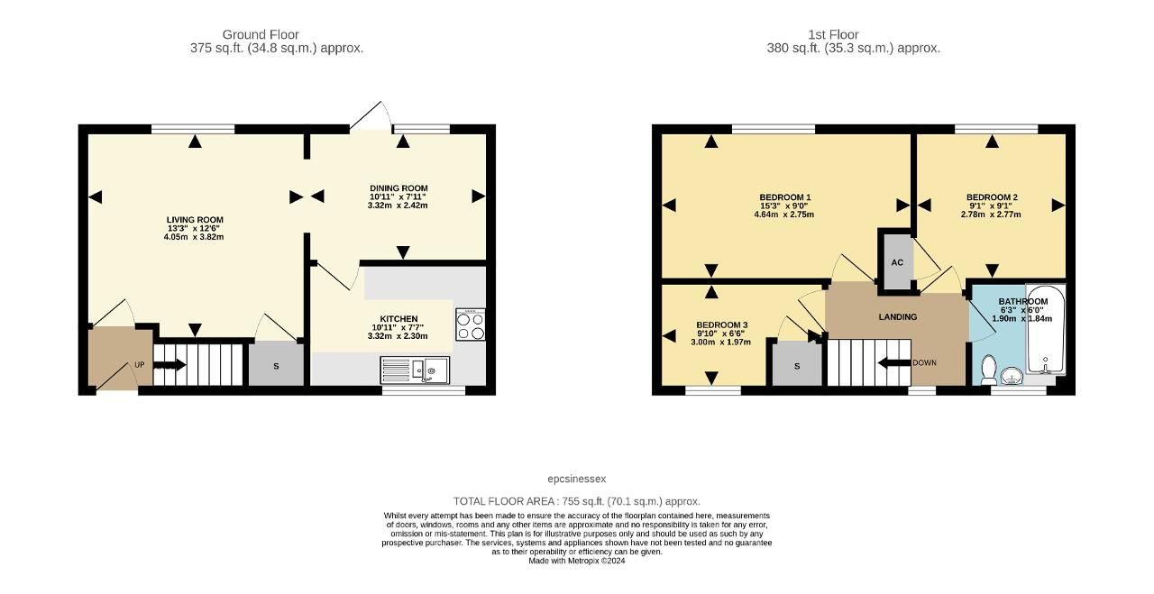 Floorplan of Dunnock Road, Beckton, London, E6 5SX