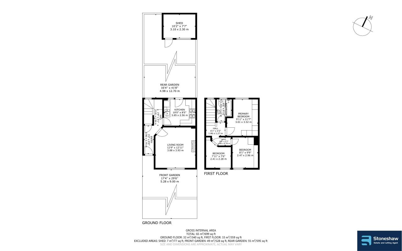 Floorplan of Clementhorpe Road, Dagenham, Essex, RM8 2GQ