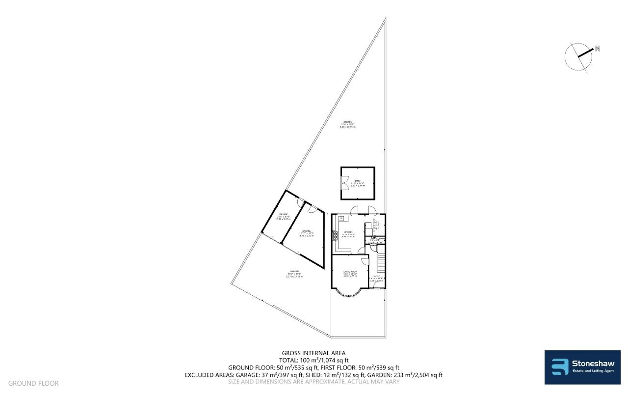 Floorplan of Cavendish Gardens, Barking, Essex, IG11 9DX