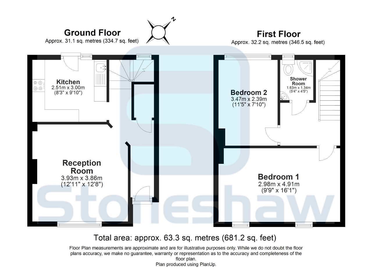 Floorplan of Valence Circus, Dagenham, Essex, RM8 3LS